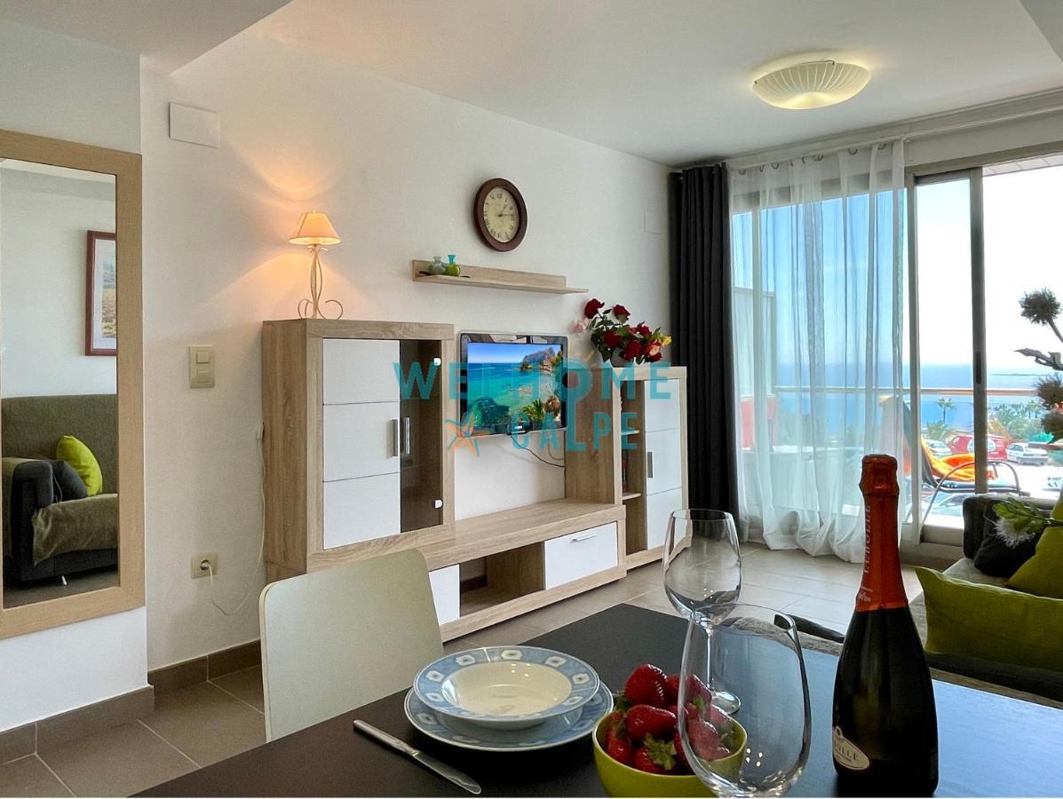 Lima Con Piscina Y Vista Al Mar Lejlighed Calpe Eksteriør billede