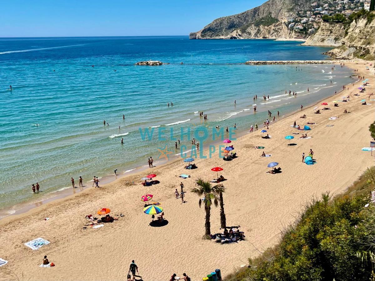 Lima Con Piscina Y Vista Al Mar Lejlighed Calpe Eksteriør billede