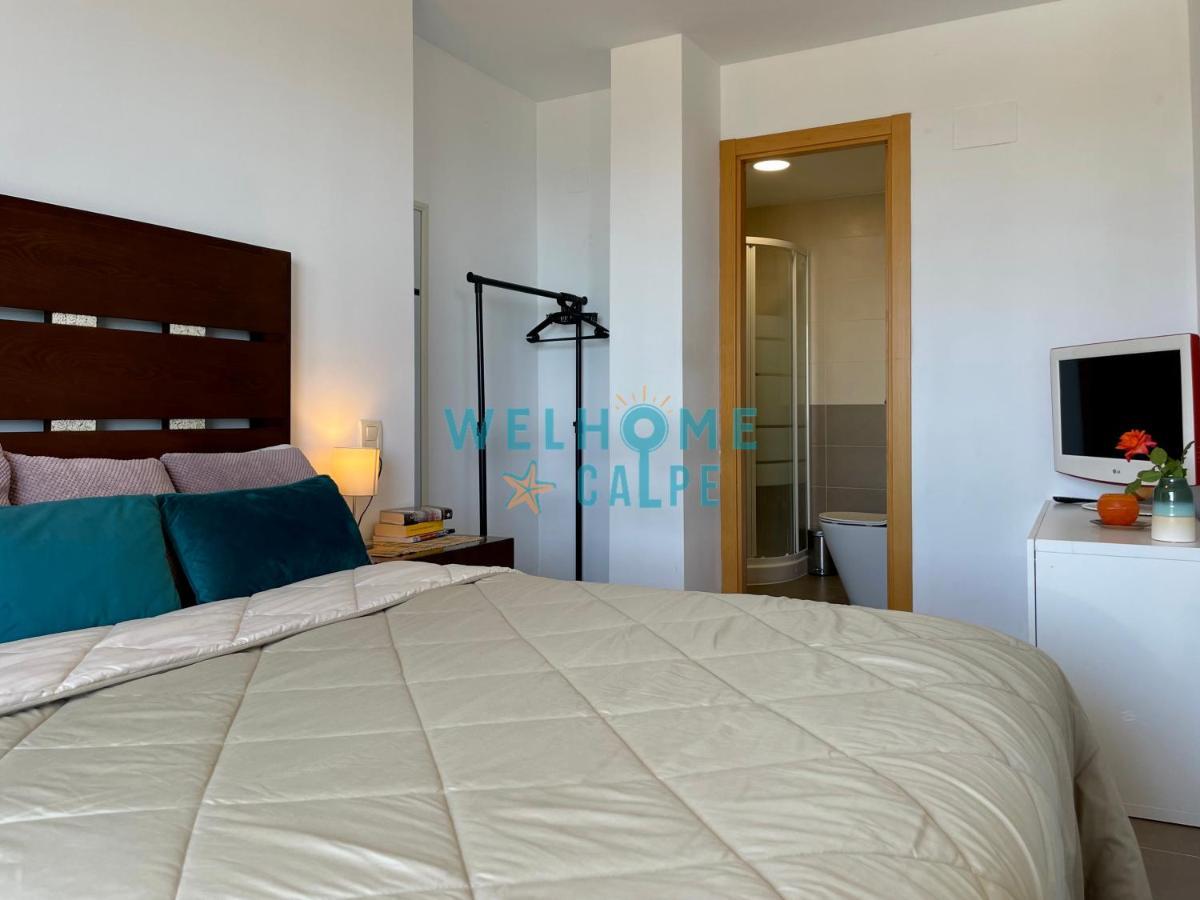 Lima Con Piscina Y Vista Al Mar Lejlighed Calpe Eksteriør billede