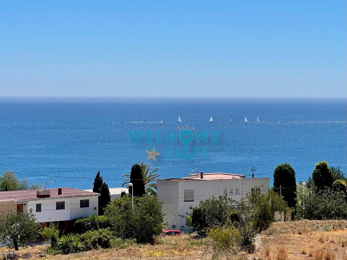 Lima Con Piscina Y Vista Al Mar Lejlighed Calpe Eksteriør billede