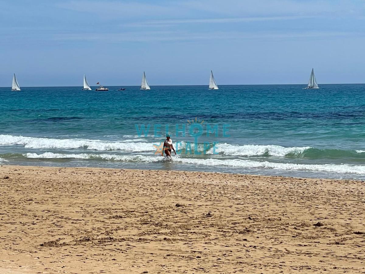Lima Con Piscina Y Vista Al Mar Lejlighed Calpe Eksteriør billede