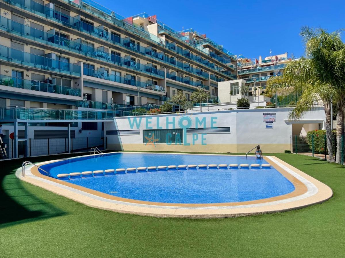 Lima Con Piscina Y Vista Al Mar Lejlighed Calpe Eksteriør billede