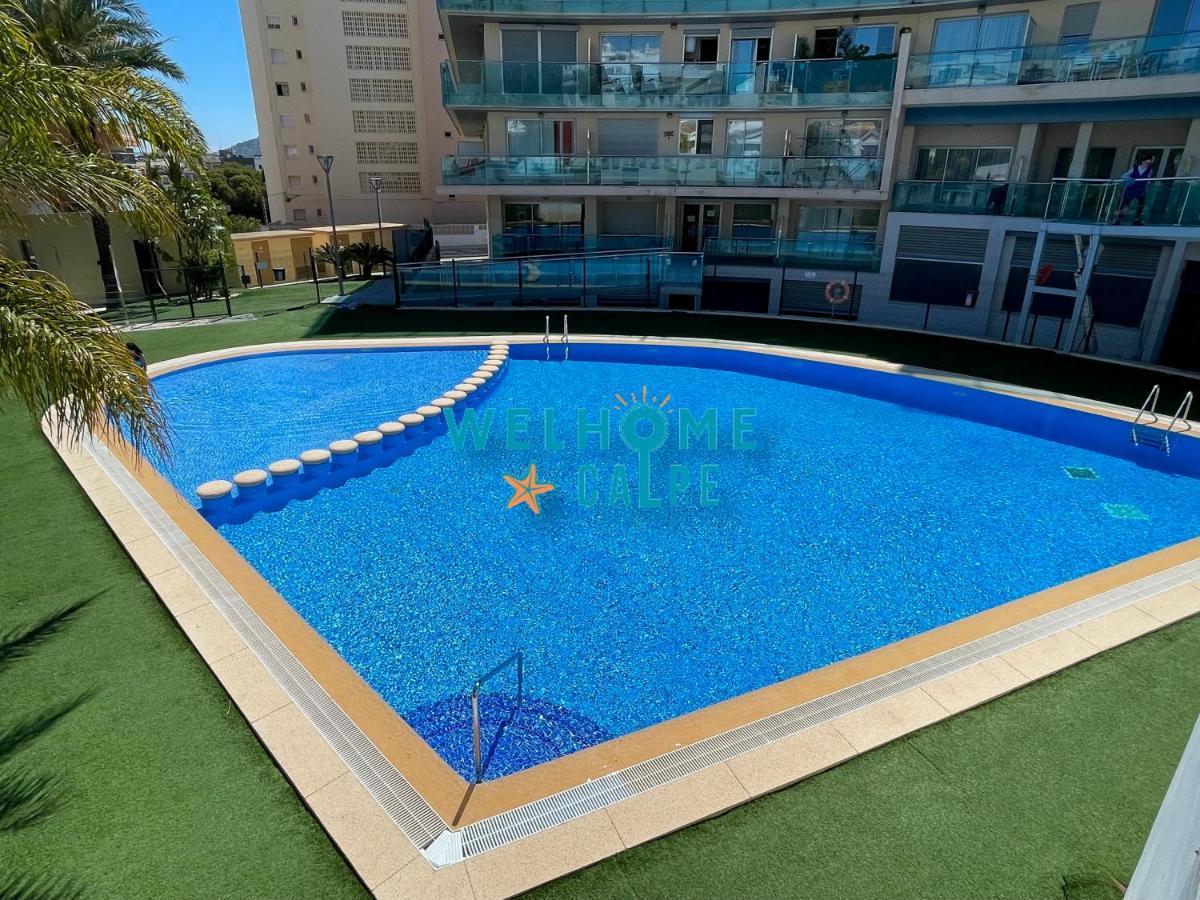 Lima Con Piscina Y Vista Al Mar Lejlighed Calpe Eksteriør billede