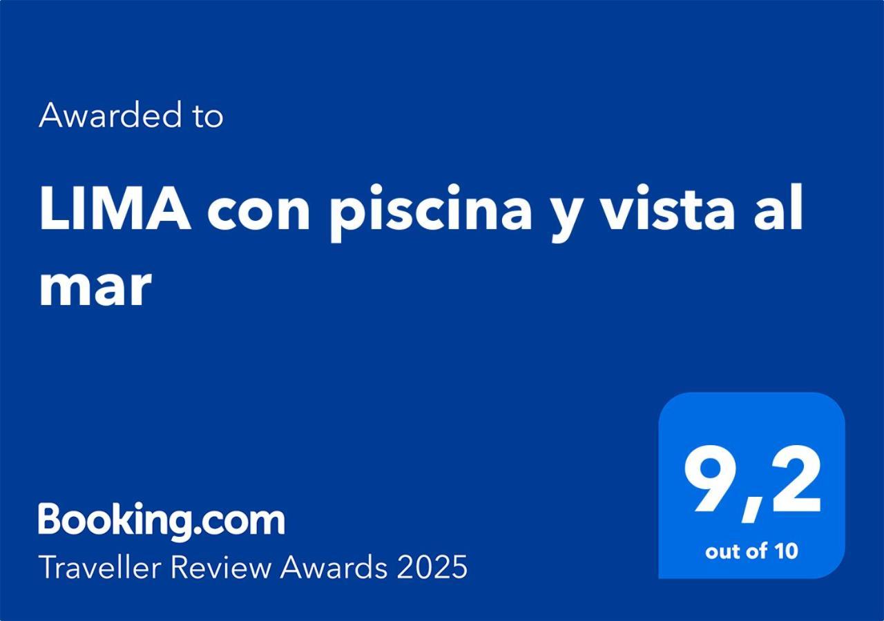 Lima Con Piscina Y Vista Al Mar Lejlighed Calpe Eksteriør billede